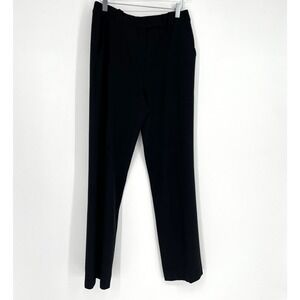 St. John Trouser Womens 8 Black Classic Career Office Slacks Pants Suiting
